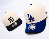 Cap New Era - MLB Colorblock 9FORTY M-CROWN - LA Dodgers - Cream