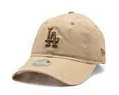 Womens Cap New Era - MLB Essential Midi Logo 9TWENTY - LA Dodgers - Cream