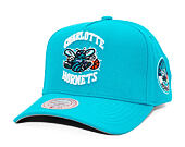 Mitchell & Ness - Charlotte Hornets - Double Clutch Pro Snapback Hwc - Teal