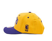 Cap Mitchell & Ness - NBA Team Arch Snapback - Los Angeles Lakers - Yellow / Purple