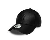 Womens Cap New Era - MLB PU Leather 9FORTY - NY Yankees - Black