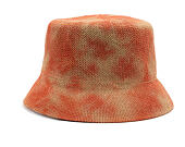 Bucket Hat Kangol - Tie Dye Knit Bucket - Coral Flame/Natural