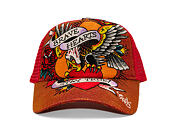 Cap Ed Hardy - Brave Hearts 6 Panel Metallic Trucker Cap - Samba
