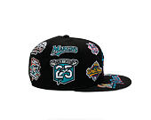 Cap New Era - MLB All Over Logo 59FIFTY - Miami Marlins - Team Color