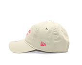 Womens Cap New Era - Branded Slogan 9TWENTY - Stone / Pink