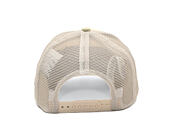 Cap New Era - Branded Denim Leather Patch 9FORTY A-Frame Trucker - Camel