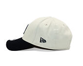 Cap New Era - MLB World Series Patch Cooperstown 9FORTY - NY Yankees - Cream / Navy