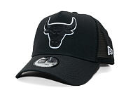 Cap New Era - NBA Outline 9FORTY A-Frame Trucker - Chicago Bulls - Steel / White