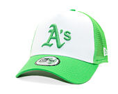 Cap New Era - MLB Essential 9FORTY A-Frame Trucker - Oakland Athletics - Green / White