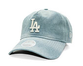 Womens Cap New Era - MLB Denim 9TWENTY A-Frame - LA Dodgers - Pastel Blue