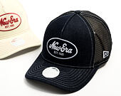 Womens Cap New Era - Branded Denim Oval Logo 9FORTY M-CROWN A-Frame Trucker - Navy