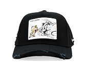 Cap Capslab - Tom & Jerry Trucker - Cat Chase - Black Distressed