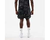 Shorts New Era - Branded Print Mesh Shorts - Black