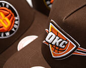 Cap Mitchell & Ness - NBA - Chestnut Peak - Oklahoma City Thunder - Brown