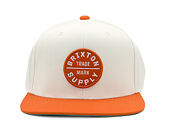 Cap Brixton - Oath Iii Snapback - Off White/Burnt Orange