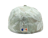 Cap New Era - MLB Three Looms "Leafy Palm" 59FORTY A-Frame - NY Mets - Stone