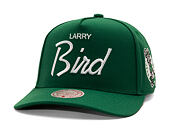 Cap Mitchell & Ness - Player Script Hwc - NBA - Boston Celtics - Larry Bird - Green