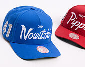 Cap Mitchell & Ness - Player Script Hwc - NBA - Dallas Mavericks - Dirk Nowitzki - Blue