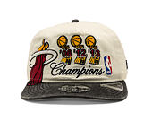 Cap New Era - NBA "Hardwood Classic Champions" 19TWENTY - Miami Heat - Chrome White / Team Color