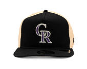 Cap New Era - MLB "Summer Twine Grained" 9FIFTY - Colorado Rockies - Team Color / Open Market Tan