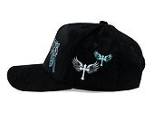 Cap Reflection Luxury New Angel Cap - Black Baby Blue Script