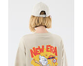 Tee New Era - Branded Food Character Oversized Tee - Stone