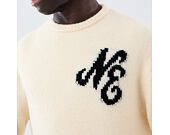 Sweater New Era - Branded Knit Sweater - Cream
