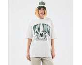 Tee New Era - MLB Arch Graphic Oversized Tee - NY Yankees - Heather Grey