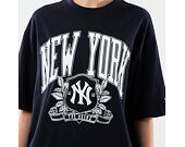 Tee New Era - MLB Arch Graphic Oversized Tee - NY Yankees - Navy