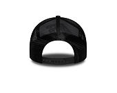Cap New Era - VR 46 Print Visor 9FORTY A-Frame Trucker - Black