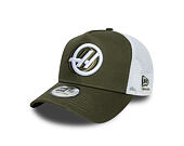 Cap New Era - F1 Seasonal 9FORTY A-Frame Trucker - HAAS F1 - New Olive