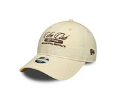 Womens Cap New Era - Branded Cafe Slogan 9TWENTY - Cream / Deep Auburn