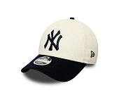 Kids Cap New Era - MLB Cord 9FORTY M-CROWN - NY Yankees - Cream / Navy
