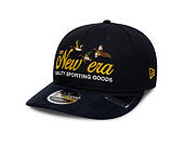 Cap New Era - Branded Suede Pre-Curved 9FIFTY Retro Crown - Navy