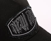 Cap New Era - Branded Distressed Patch 9FORTY A-Frame Trucker - Black