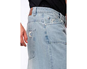 Jeans Karl Kani - Og K Washed Western Relaxed Baggy Jeans - Blue