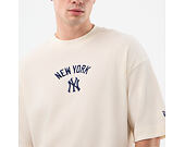Tee New Era - MLB Waffle Box Tee - NY Yankees - Off White