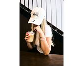 Womens Cap New Era - Branded Cafe Slogan 9TWENTY - Cream / Deep Auburn