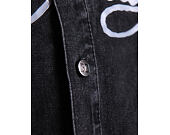 Shirt Ed Hardy - Mens Eagle And Stars Relaxed Denim Shirt - Black