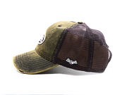 Cap Von Dutch - Coated Cotton Oval Patch Baseball - Olive / Plum