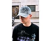 Womens Cap DAD CAP EN JEAN AVEC PATCH VD A FRANGES