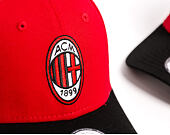Kids Cap New Era - Contrast Stitch 9FORTY - AC MILAN - Scarlet