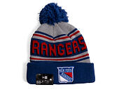 Beanie New Era - NHL Evergreen Wordmark Pom Medium Knit - NY Rangers - Team Color