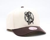 Cap Mitchell & Ness - NBA Brown And Cream Pro Snapback - Boston Celtics - Cream