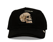 Cap Goorin - Suede Cancelled Skull Trucker - Black