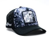 Cap Capslab - Looney Tunes Trucker - Bugs Bunny Toon Print - Navy / Black