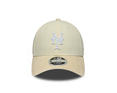 Cap New Era - MLB Cord Visor 9FORTY M-CROWN - NY Mets - Cream