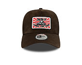 Cap New Era - Branded Moto Patch Pu 9FORTY A-Frame - Chestnut Brown