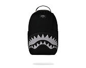 Backpack Sprayground - Shark Central Black Nylon Gray Embossed Backpack