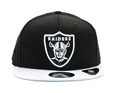 New Era Cotton Block 3 Oakland Raiders Black/Grey Snapback Cap